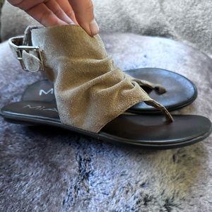 Tan Suede Boho sandals